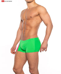 Go Softwear 4538 Men's Priapos Sq-Cut w/C-Ring - Island Green/Flamingo