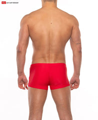 Go Softwear 4538 Men's Priapos Sq-Cut w/C-Ring - Red/Navy