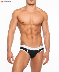 Go Softwear 2011 Herren Cal. Classic Low-Rise Slip - Schwarz/Weiß