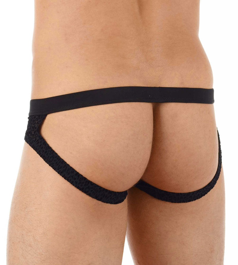 Gregg Homme TRYST Jock Strap Sous-vêtement Noir 130134 Taille S