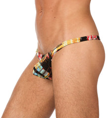 Gregg Homme STRIPPER Tanga Unterwäsche MULTI 96304 Größe XL