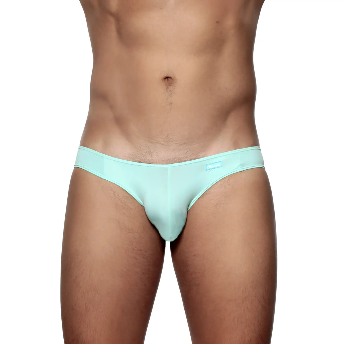 Groovin underwear athletic v-cut bikini brief mint green with smooth form-fitting fabric and subtle waistband branding