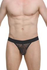 PetitQ String Maulay Spitze Savanne Schwarz