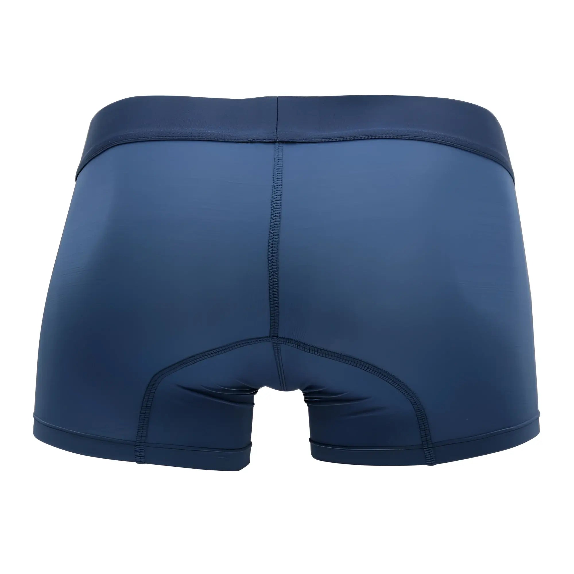 Navy blue hawaI 41948 boxer briefs with seamless form-fitting design and reinforced stitching along seams