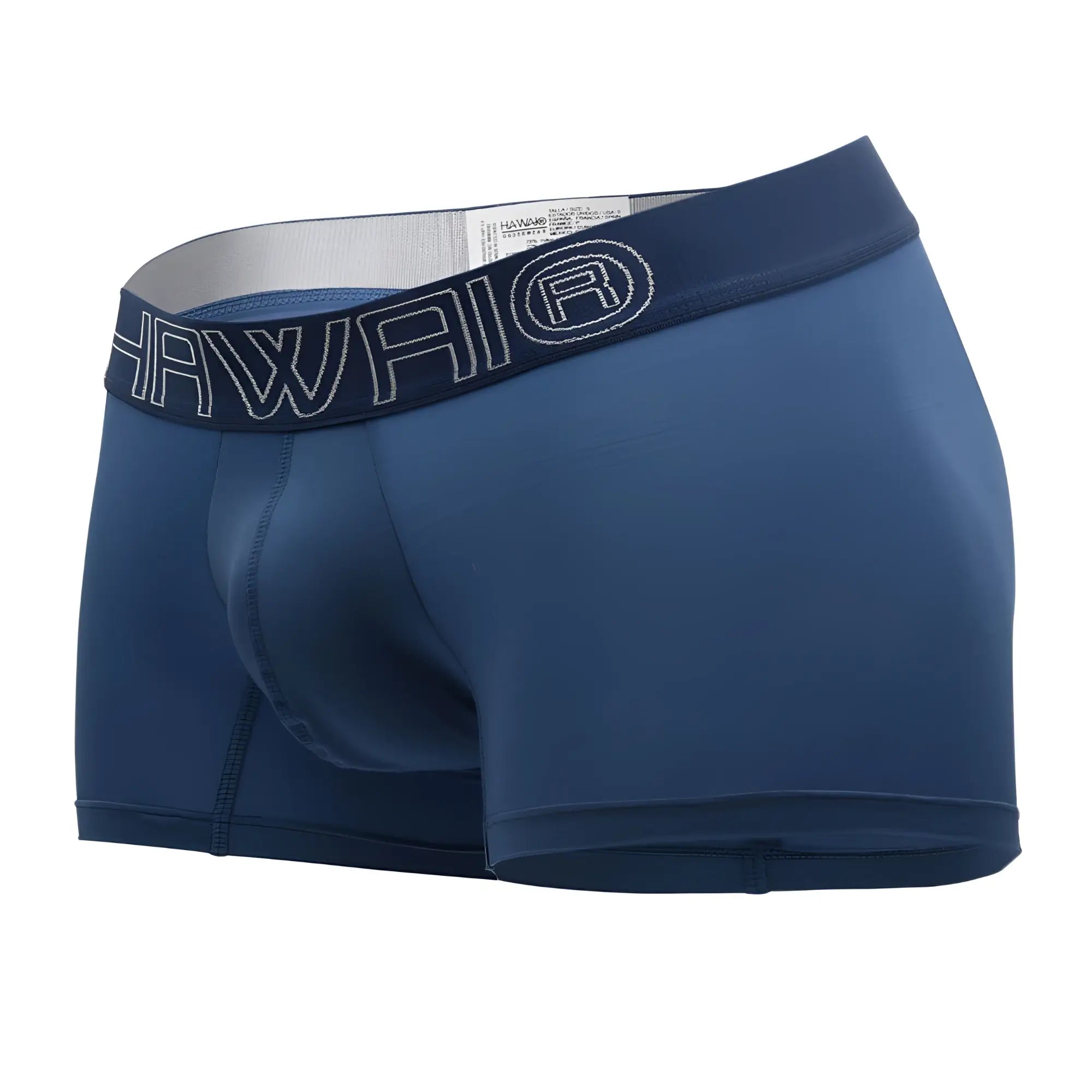 Navy blue Hawai 41948 boxer briefs with smooth fabric and stitched logo band for comfortable everyday wear