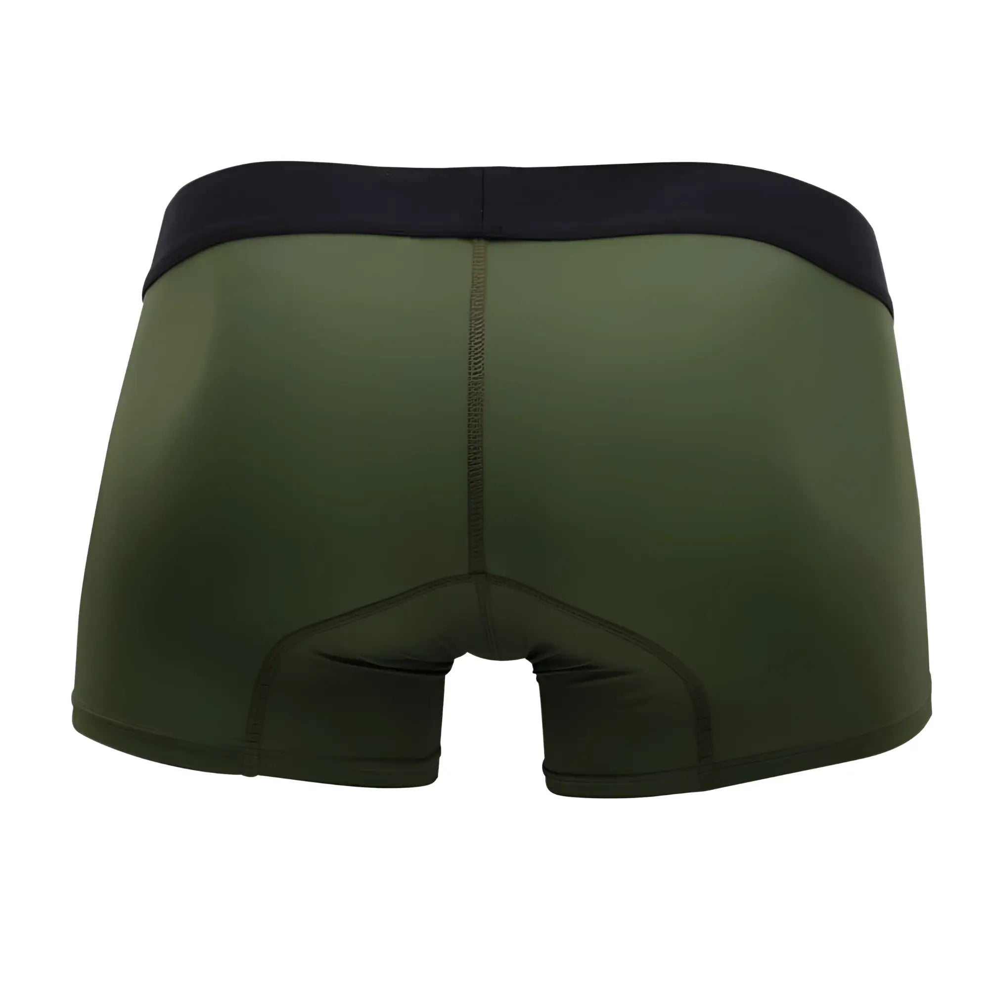 Olive green hawai 41948 boxer briefs with black elastic waistband designed for comfort and support