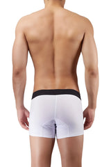 White HAWAI 41948 boxer briefs with a black waistband made of comfortable breathable fabric