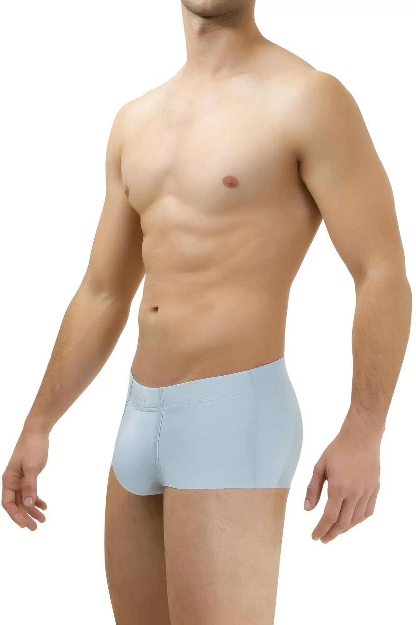 Light blue hawaï 42142 microfiber men’s briefs with a smooth form-fitting design