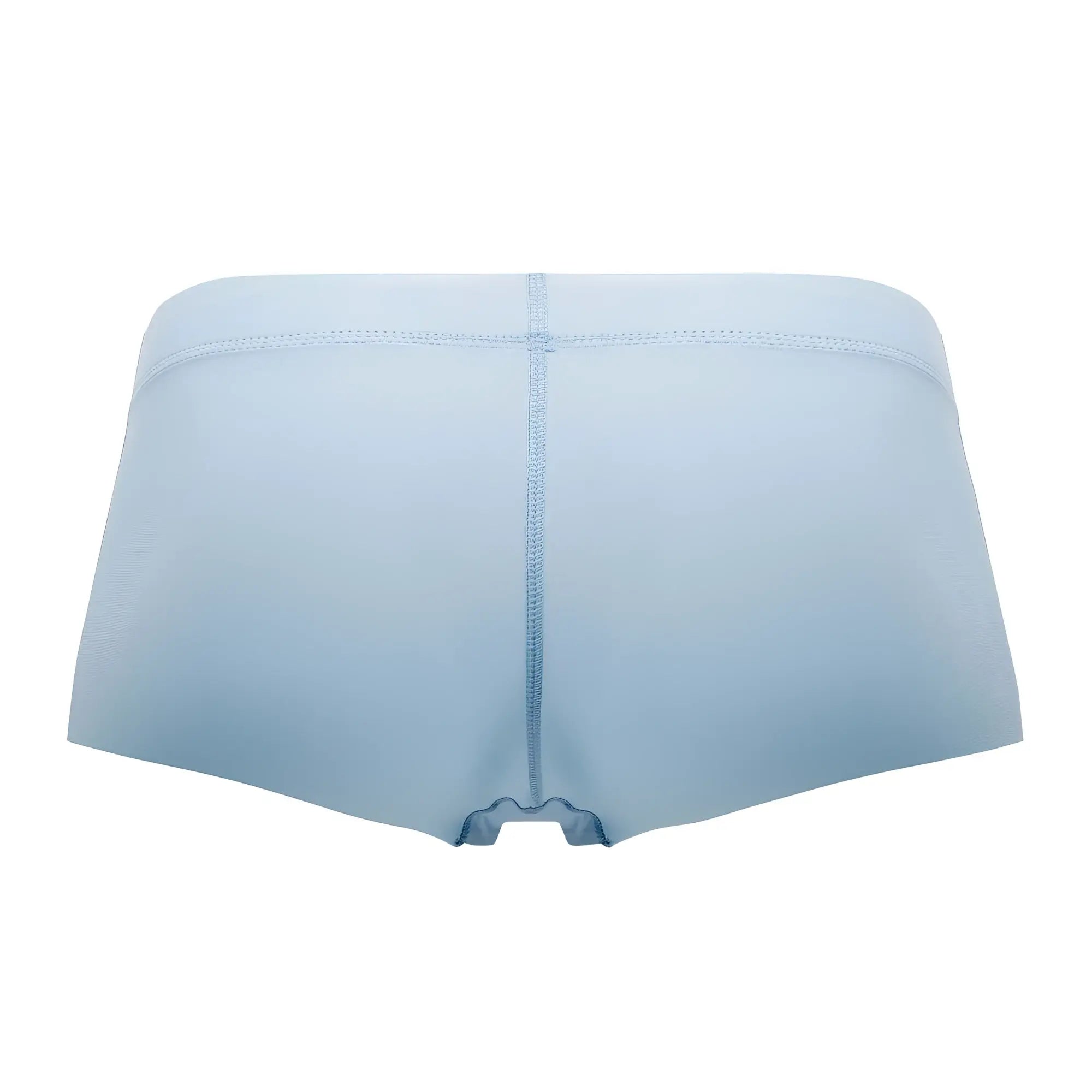 Light blue HAWAI 42142 microfiber seamless briefs with subtle texture and central seam front view