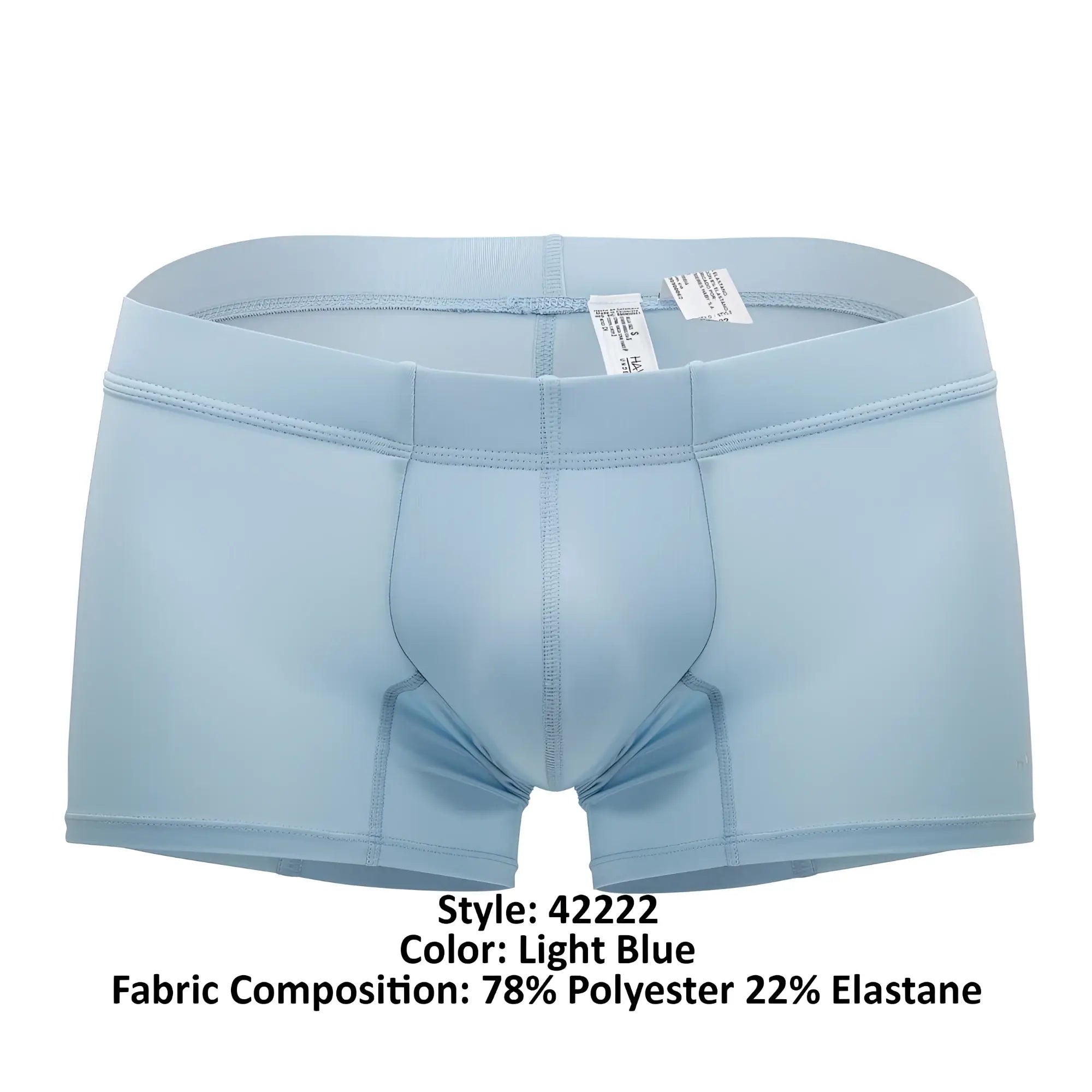 Light blue hawa 42222 microfiber trunks made of 78% polyester 22% elastane with smooth form-fitting design