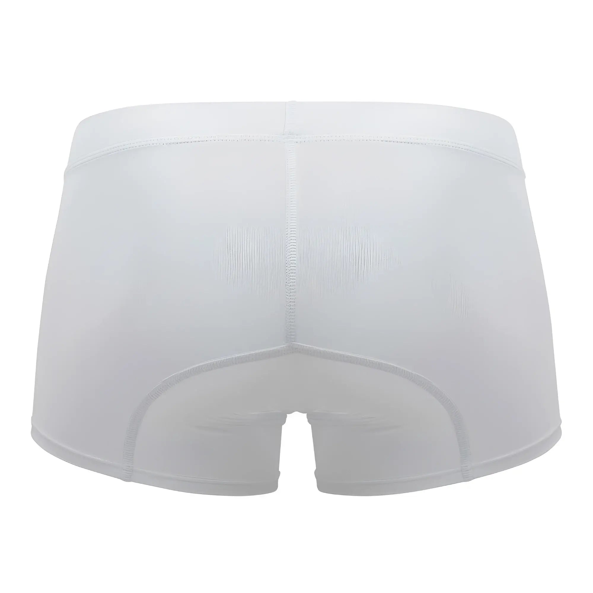 White men’s microfiber trunks hawai 42222 in white with smooth form-fitting fabric and subtle seam detailing