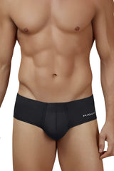 Black hawaii brand microfiber briefs in black with a smooth form-fitting design for comfortable everyday wear