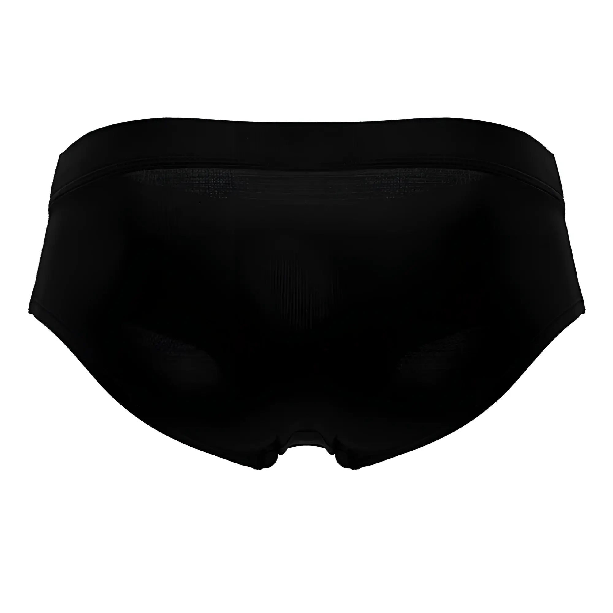 Black seamless HAWAI 42241 microfiber briefs with smooth stretchy fabric and comfortable waistband in black
