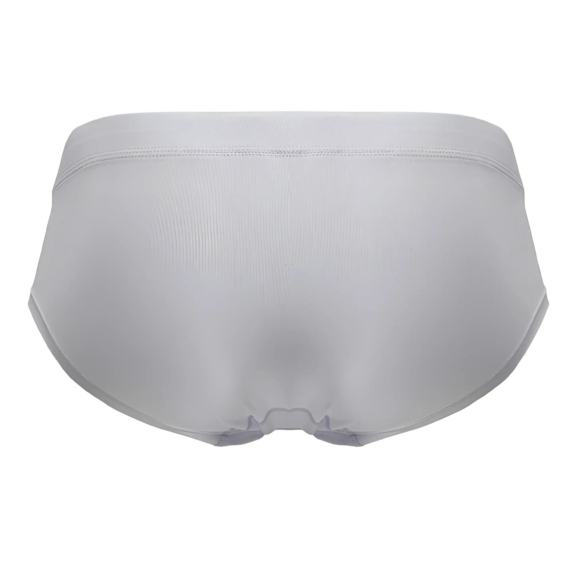 A sleek white hawaI 42241 microfiber brief with smooth fabric finish and subtle waistband stitching
