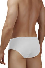 White hawaï 42241 microfiber briefs with a smooth, form-fitting design in color white-01