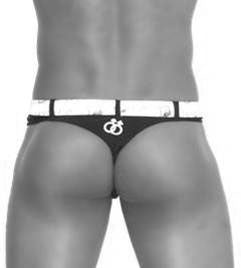 Icker Sea Sailor Belted Tanga Thong Swimwear Mango COB-13-07