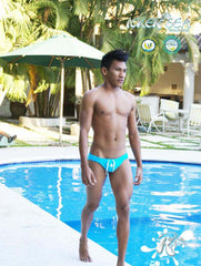 Icker Sea Lifeguard Slip Bikini Swimwear Blue COB-13-24