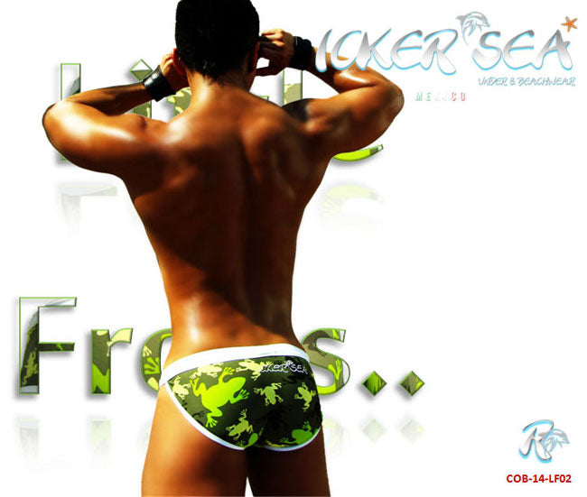 Icker Sea Little Frogs Microslip Bikini Swimwear COB-14-LF02