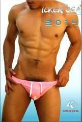 Icker Sea Lifeguard Micro Slip Bikini Swimwear Pink COB-14-LG02