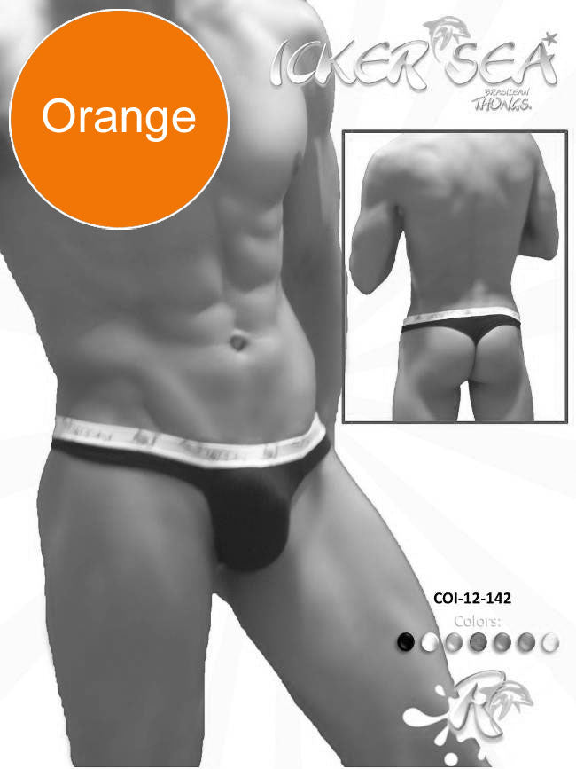 Icker Sea Brazilian Thong Underwear Orange COI-12-143