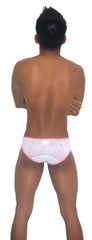 Icker Sea Devoured Brief Bikini Underwear Pink/White COI-13-07