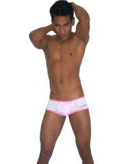 Icker Sea Devoured Boxer Brief Underwear Pink/White COI-13-08