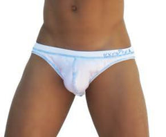 Icker Sea Stud Slip Bikini Underwear White/Blue COI-13-10