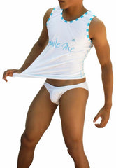 Icker Sea Smile Me Slip Bikini Underwear White COI-13-16