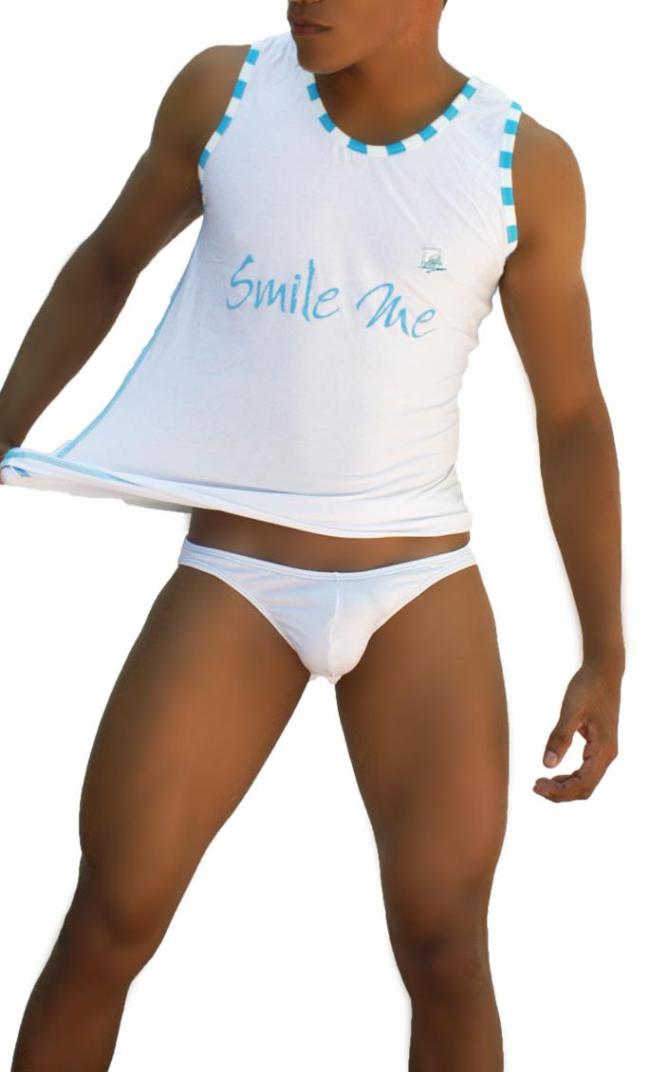 Icker Sea Smile Me Slip Bikini Underwear White COI-13-16