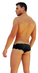 Icker Sea Logo Trim Mini Bikini Underwear Black COI-14-BLACK-04