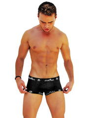 Icker Sea Logo Trim Boxer Brief Underwear Black COI-14-BLACK-06