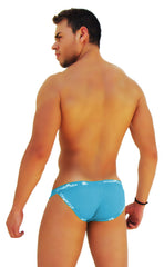 Icker Sea Logo Trim Microslip Bikini Underwear Blue COI-14-BLUE-01