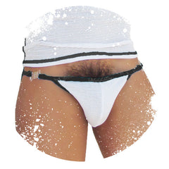 Icker Sea Fresh Dots Logo Trim Microslip Bikini Underwear Black COI-14-FD-03