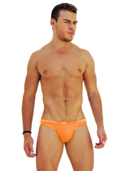 Icker Sea Logo Trim Kiss My Ass Slip Bikini Underwear Orange COI-14-ORANGE-02