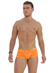 Icker Sea Logo Trim Low Boxer Brief Underwear Orange COI-14-ORANGE-05