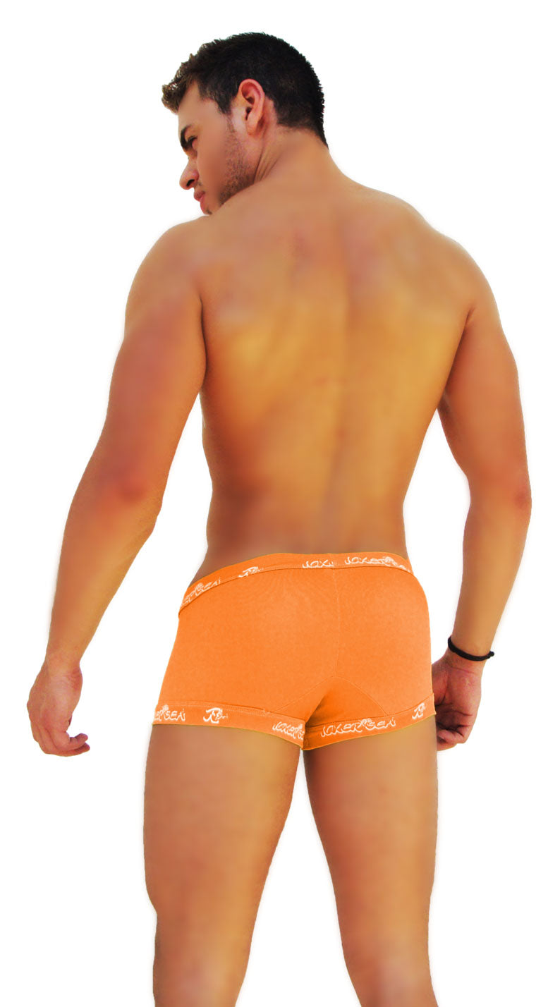 Icker Sea Logo Trim Boxer Brief Underwear Orange COI-14-ORANGE-06