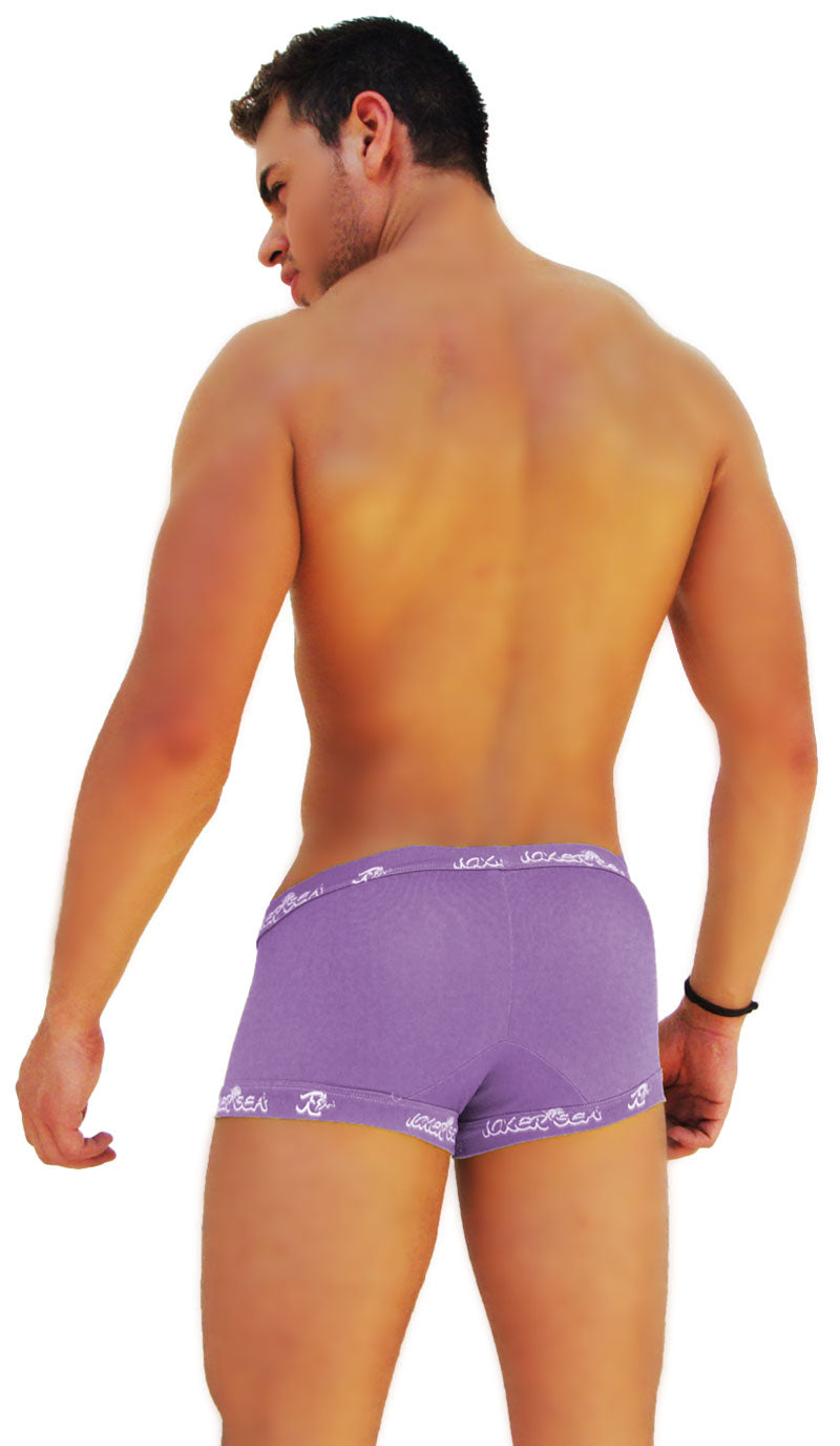 Icker Sea Logo Trim Boxer Brief Underwear Purple COI-14-PURPLE-06