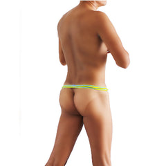 Icker Sea Contrast Stitching Pouch Underwear Mango/Blue COI-16-06A