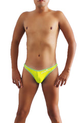 Icker Sea Contrast Stitching Pouch Underwear Mango/Blue COI-16-06A