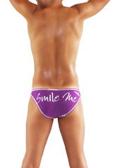 Icker Sea Smile Me Slip Bikini Underwear Purple COI-16-13-SM