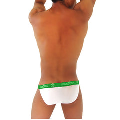 Icker Sea Mesh Microslip Bikini Underwear White/Green COI-16-19V