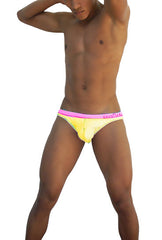 Icker Sea Stud Slip Bikini Underwear Mango/Fuchsia COI-16-33MF