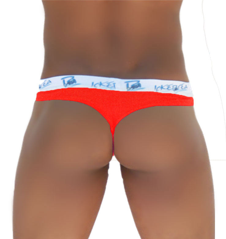 Icker Sea Brazilian Tanga Thong Underwear Red COI-16-34