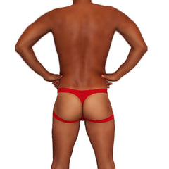 Icker Sea Jock Thong Jock Strap Underwear Red COI-18-09