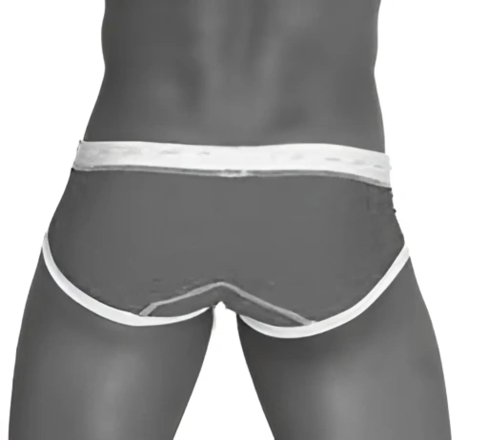 Black and white striped briefs with snug fit from icker sea cord contrast trim and stitching bikini swimwear green white cob-13-34