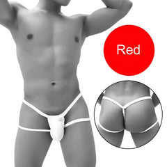 White red micro jock thong underwear with supportive design and adjustable straps by icker sea enhancement