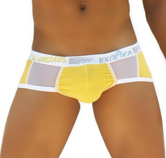 Icker Sea Weekly Contrast Panel Brief Underwear Mango/White WK-13-03