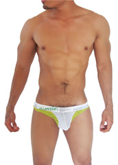Icker Sea Weekly Miercoles Wednesday Duotone Mesh Thong Underwear Green WK-14-TH-03