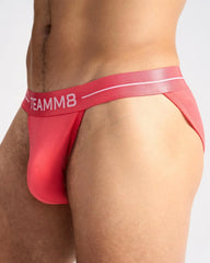 Icon sports brief red team8 branded briefs with smooth form-fitting design and white waistband trim