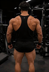 Jed North Herren Klassisches Bodybuilding Racerback Stringer - B&W Graffiti